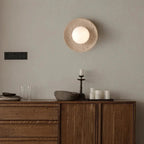 Fjordgarth Travertine Wall Lamp