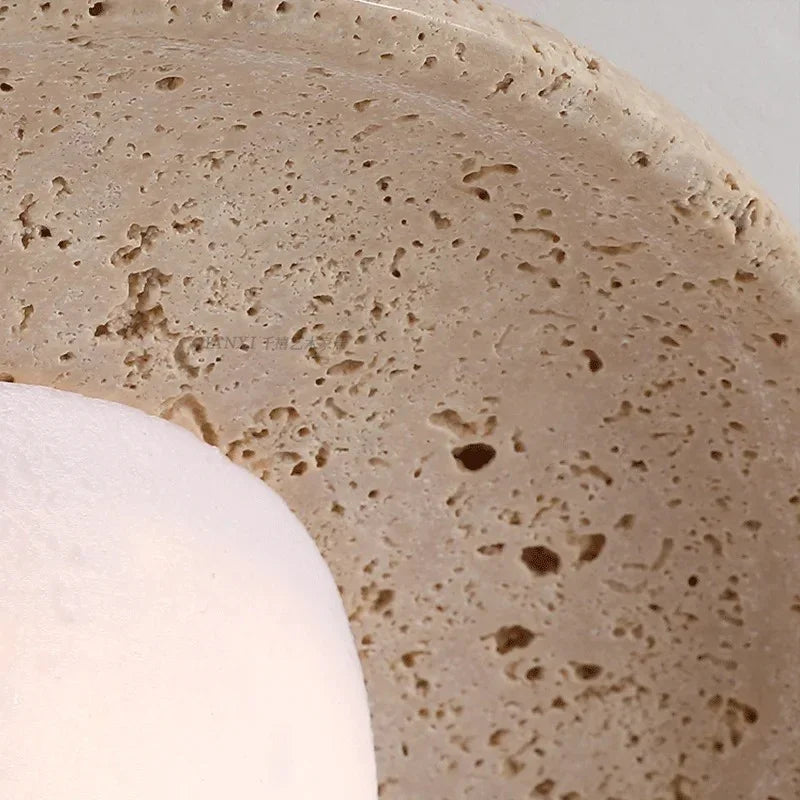 Fjordgarth Travertine Wall Lamp