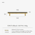 Fjordgate Brass & Cow Leather Handle