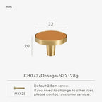 Fjordgate Brass & Cow Leather Handle