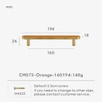 Fjordgate Brass & Cow Leather Handle