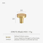 Fjordgate Brass & Cow Leather Handle