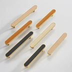 Fjordgate Brass & Cow Leather Handle