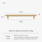Fjordgate Brass & Cow Leather Handle