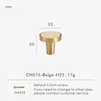 Fjordgate Brass & Cow Leather Handle