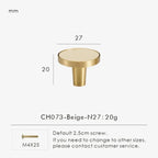 Fjordgate Brass & Cow Leather Handle