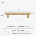 Fjordgate Brass & Cow Leather Handle