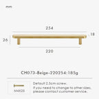 Fjordgate Brass & Cow Leather Handle