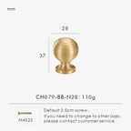 Fjordthorpe Brass Knobs