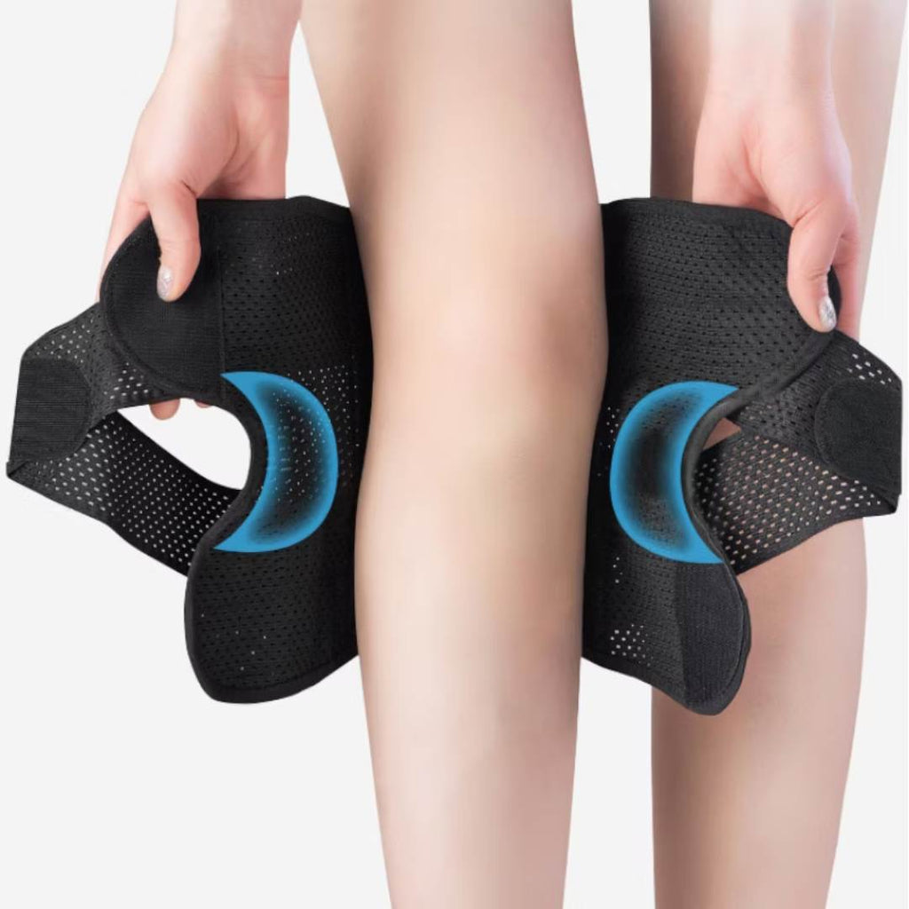FlexGuard Knee Pads with Compression Springs and Adjustable Tension Strap, view 2