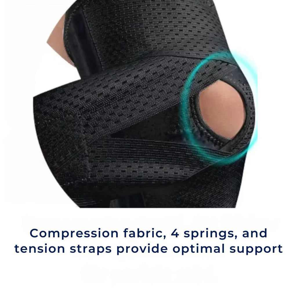 FlexGuard Knee Pads with Compression Springs and Adjustable Tension Strap, view 6