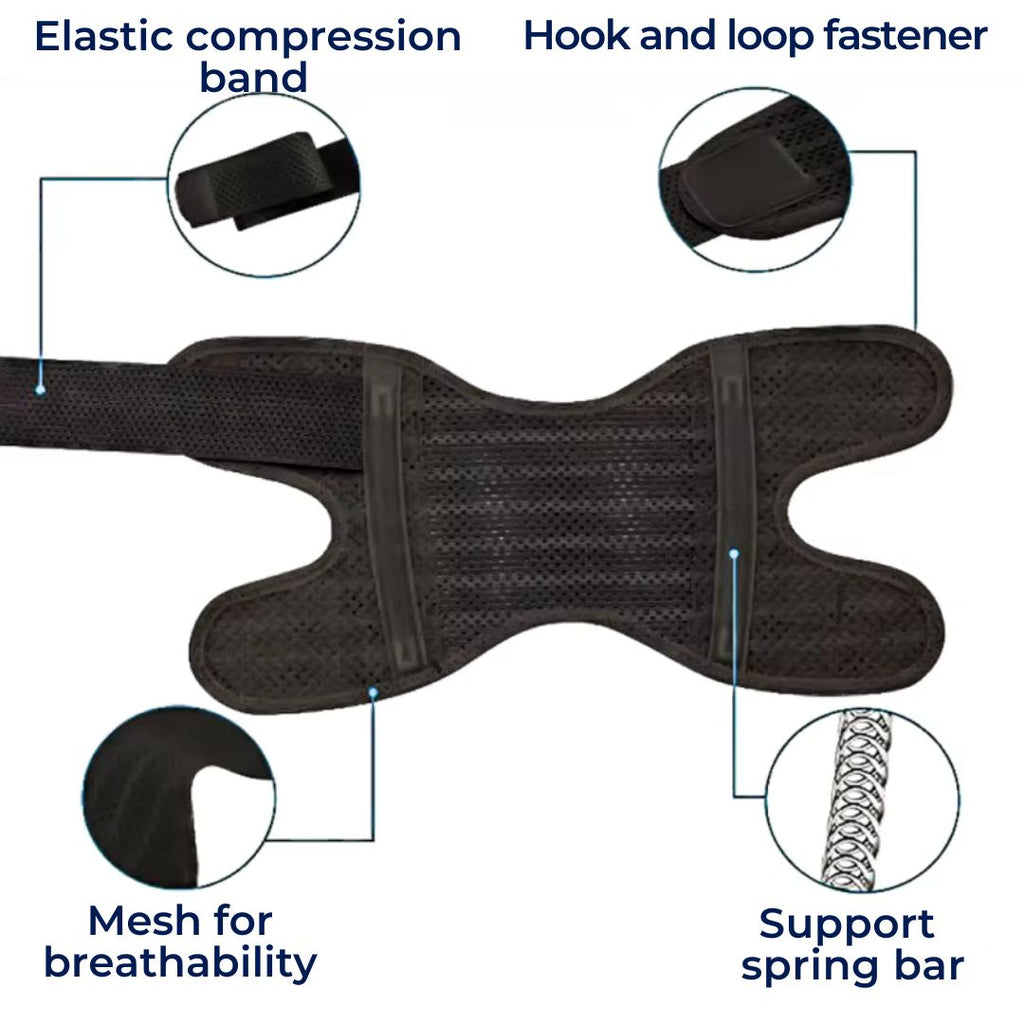 FlexGuard Knee Pads with Compression Springs and Adjustable Tension Strap, view 7