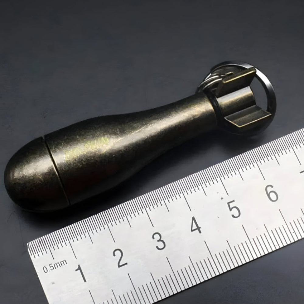 Flint Fire Starter Keychain with Bottle Opener, 7 cm, 40 g, view 9