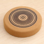 Floor Cushion White Black | High & Bury