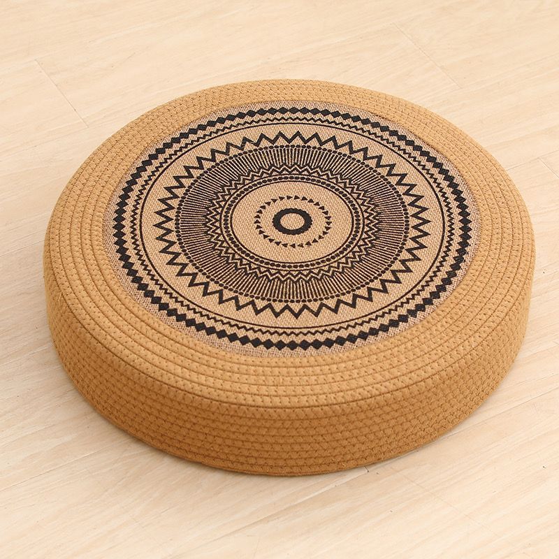 Floor Cushion White Black | High & Bury