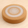 Floor Cushion White Black | High & Bury