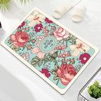 Floral Embellished Memory Foam Bath Mat | High & Bury