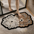 Floral Lace Decor Bath Mat | High & Bury