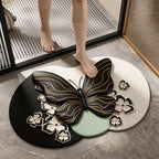Floral Lace Decor Bath Mat | High & Bury