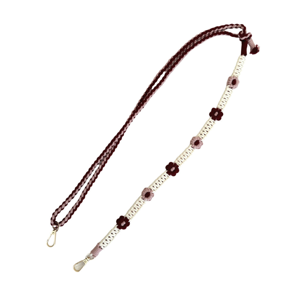 Floral Macrame Eyewear Chain | High & Bury