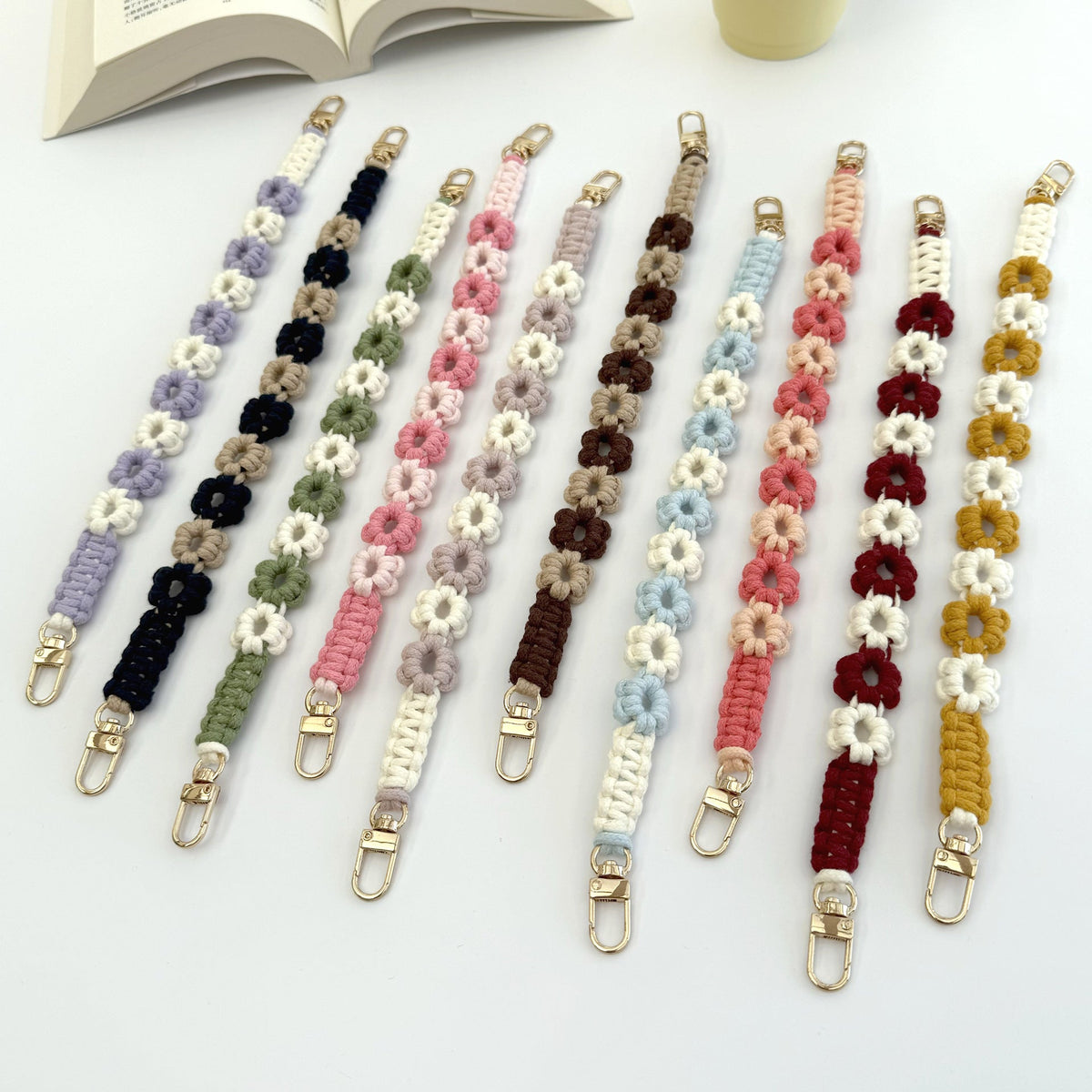 Floral Macrame Eyewear Holder | High & Bury