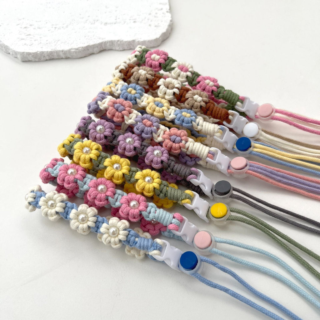 Floral Macrame Eyewear Strap | High & Bury