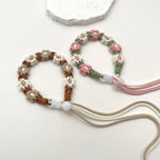 Floral Macrame Eyewear Strap | High & Bury