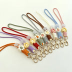 Floral Macrame Keychain Holder | High & Bury