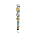 Floral Macrame Keychain Holder Red | High & Bury