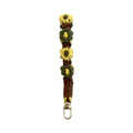 Floral Macrame Keychain Holder Red | High & Bury