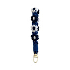 Floral Macrame Keychain Holder Red | High & Bury