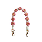 Floral Macrame Keychain Strap | High & Bury