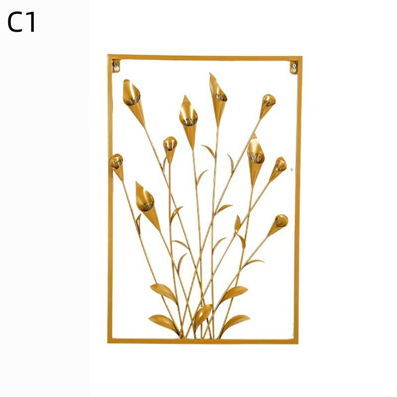 Floral Metal Wall Artwork | High & Bury