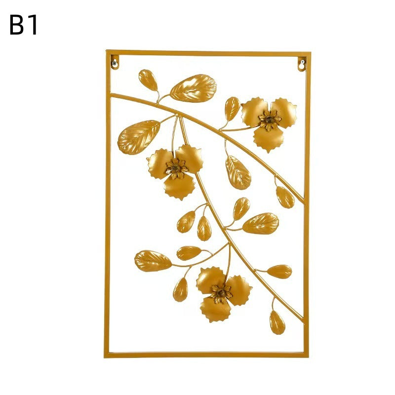 Floral Metal Wall Artwork | High & Bury