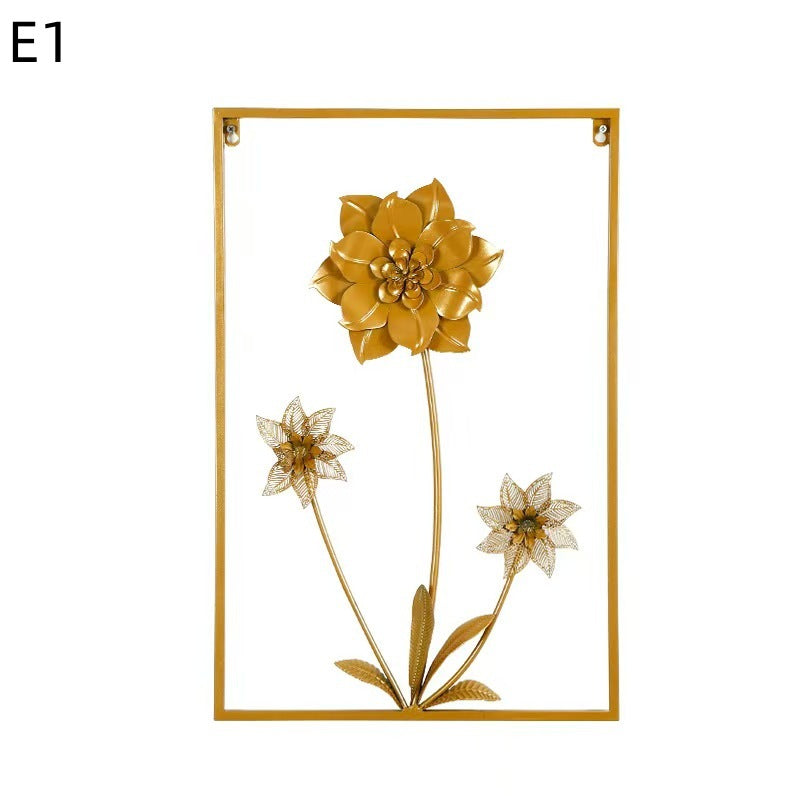 Floral Metal Wall Artwork | High & Bury