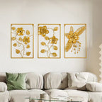 Floral Metal Wall Artwork | High & Bury