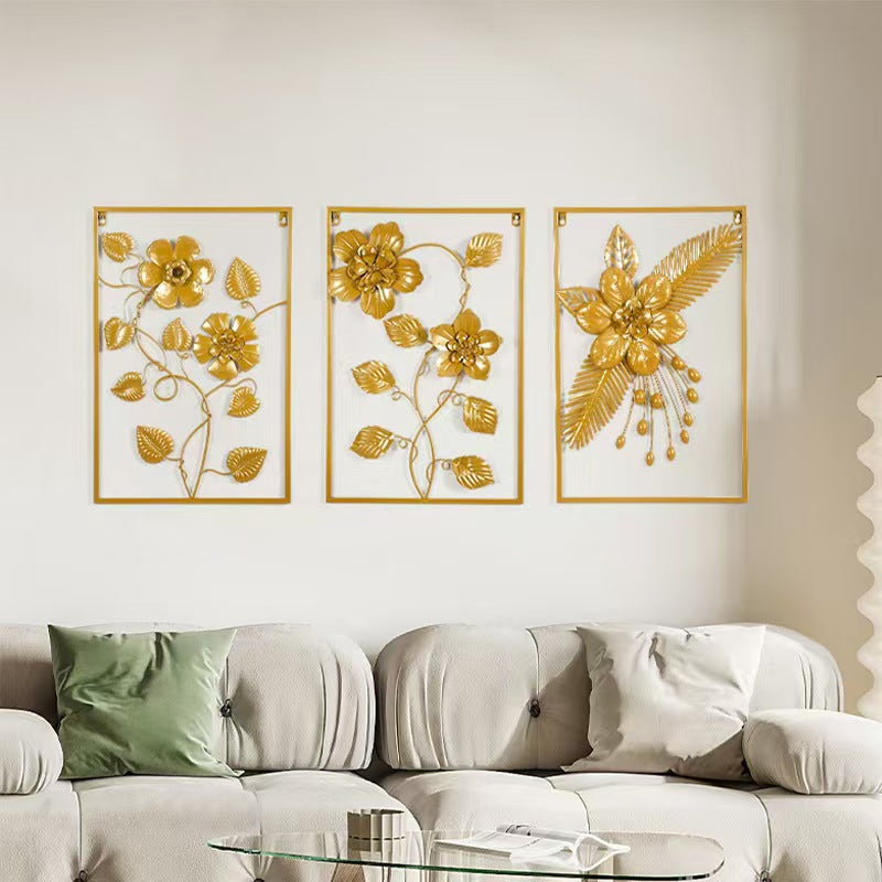 Floral Metal Wall Artwork | High & Bury