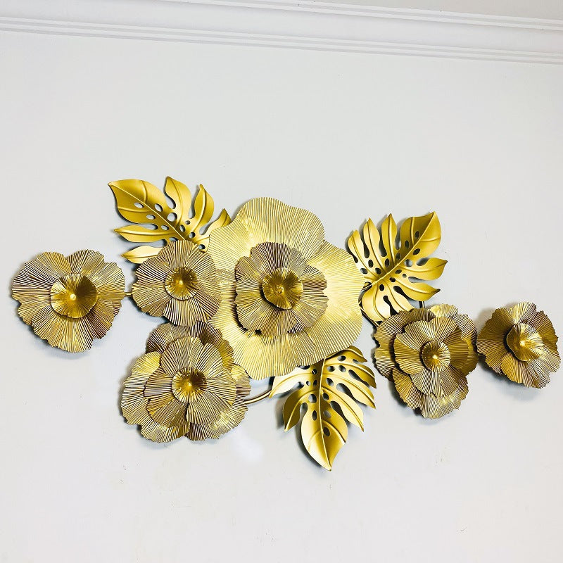 Floral Metal Wall Sculpture | High & Bury