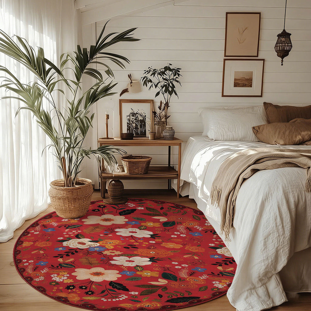 Floral Pattern Area Rug | High & Bury