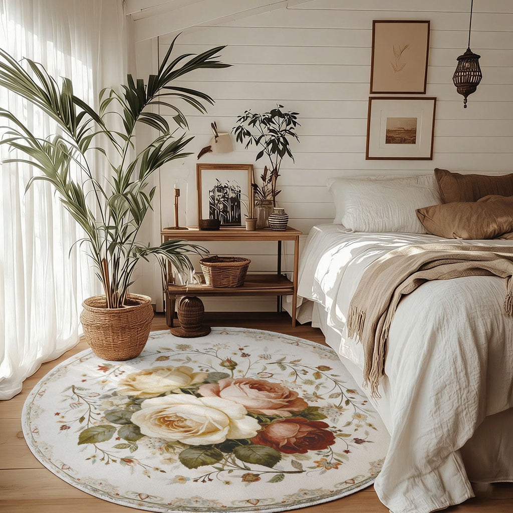 Floral Pattern Area Rug | High & Bury