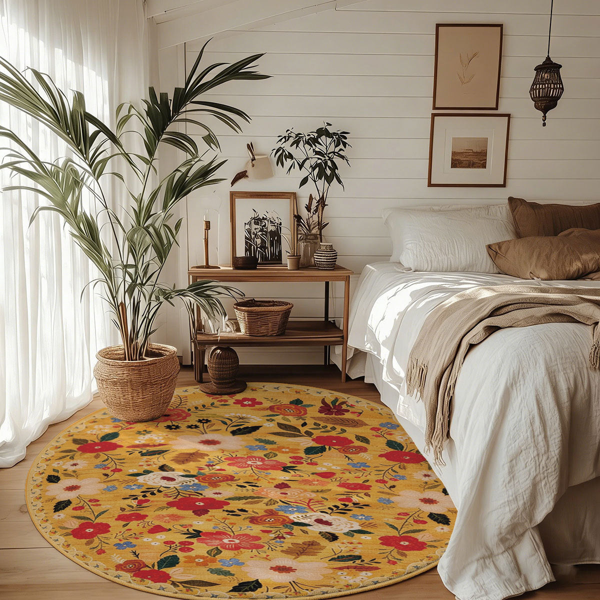 Floral Pattern Area Rug | High & Bury