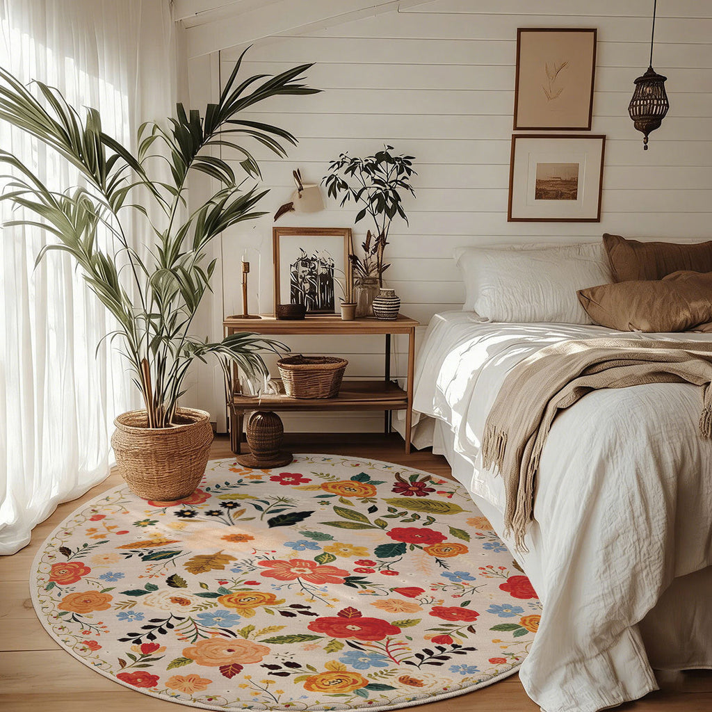 Floral Pattern Area Rug | High & Bury