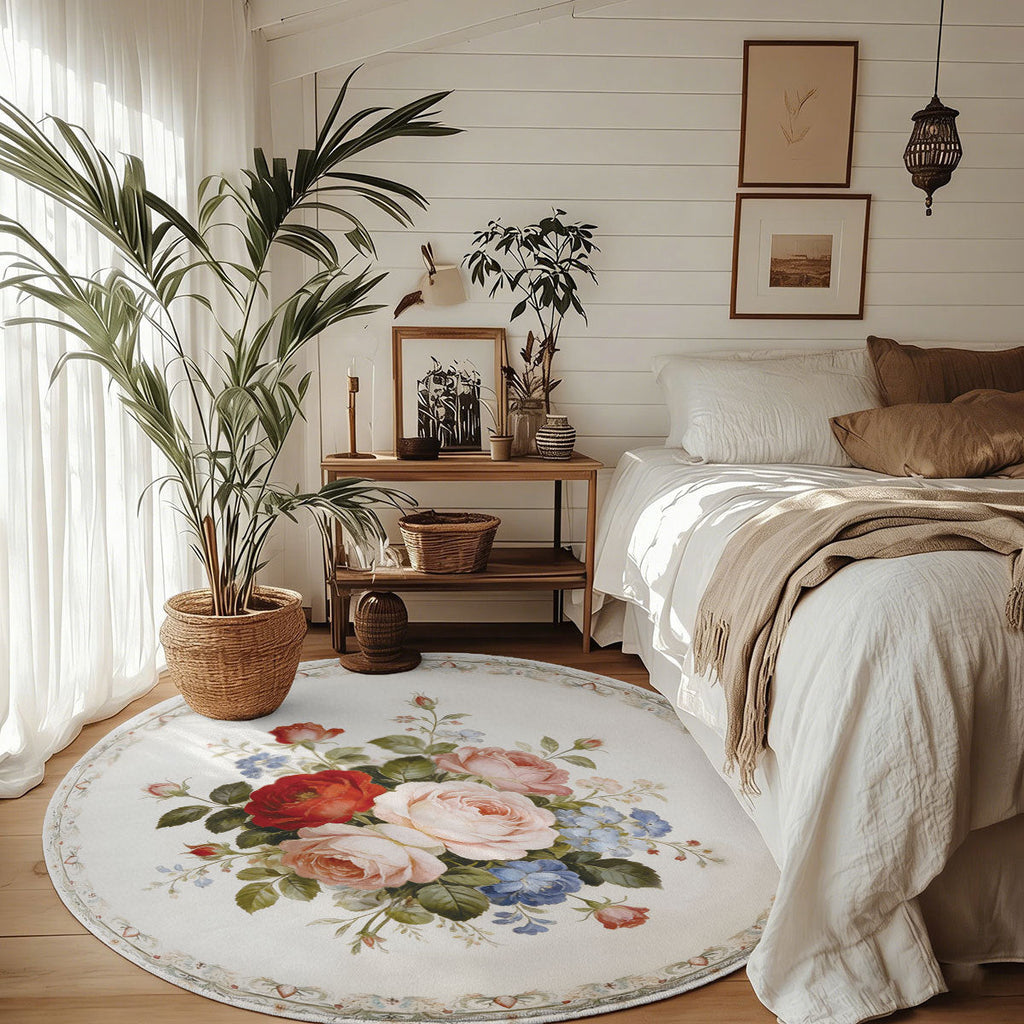 Floral Pattern Area Rug | High & Bury