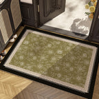 Floral Pattern Area Rug Non Slip | High & Bury