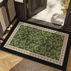 Floral Pattern Area Rug Non Slip | High & Bury