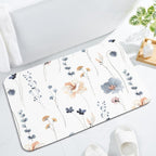 Floral Pattern Bath Mat | High & Bury