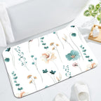Floral Pattern Bath Mat | High & Bury
