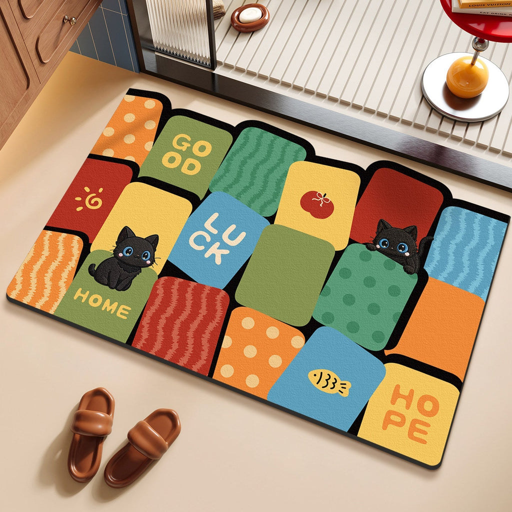 Floral Patterned Anti-Fatigue Mat | High & Bury