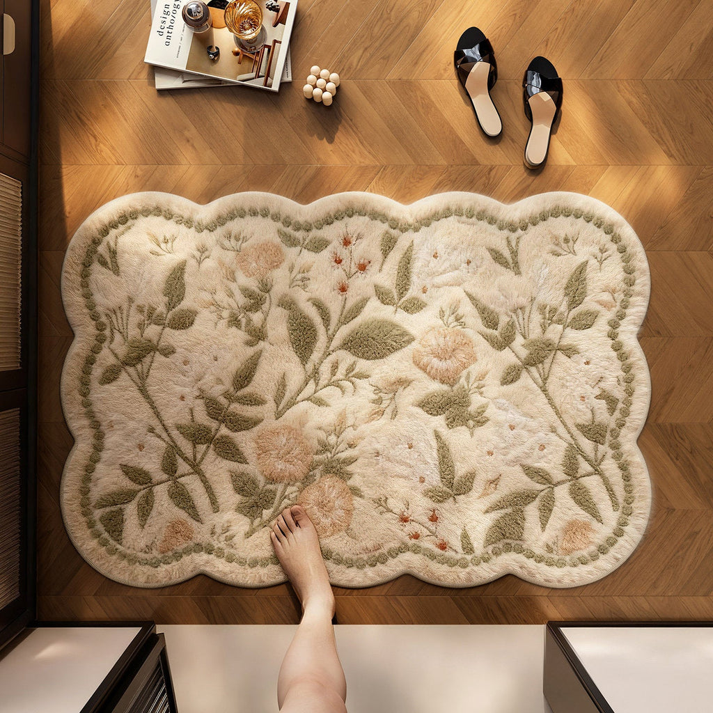 Floral Patterned Area Rug | High & Bury