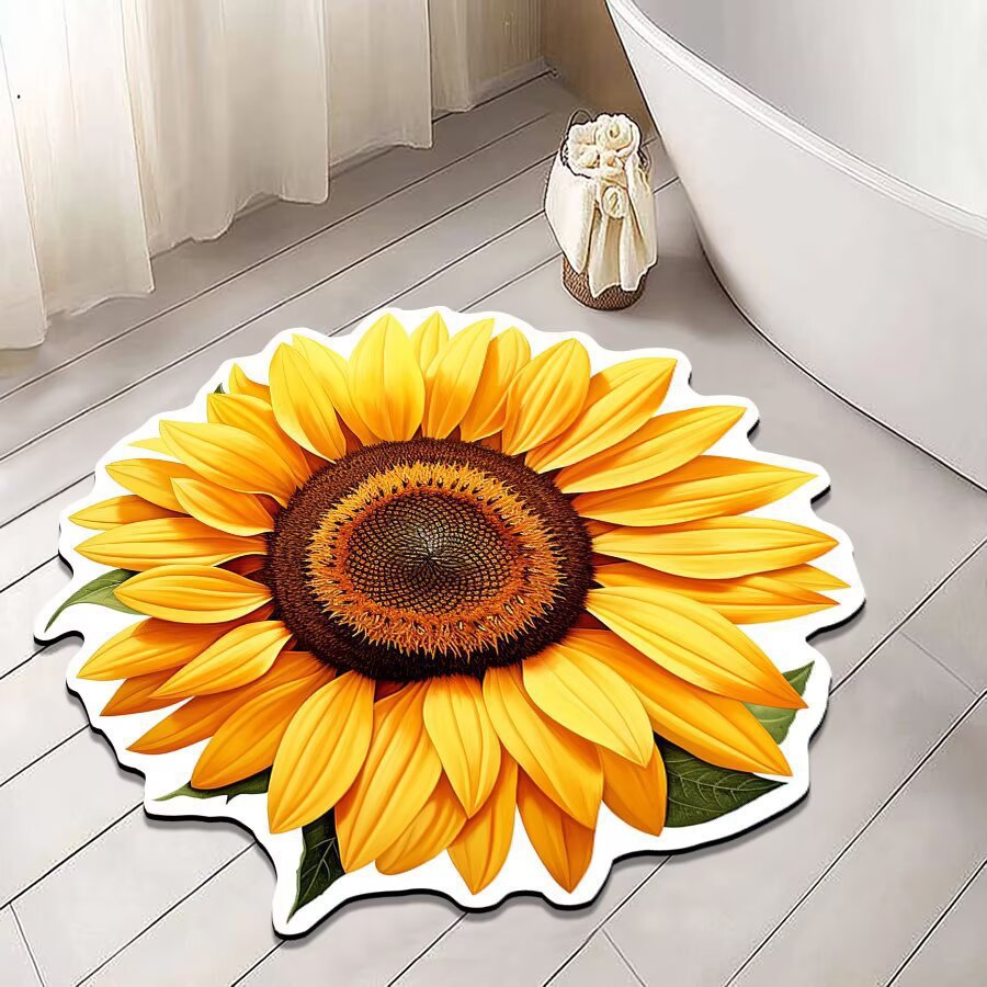 Floral Patterned Bath Mat | High & Bury
